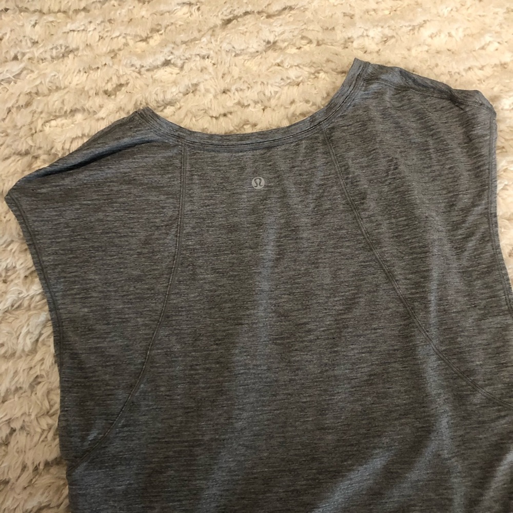 26 Lululemon Heathered Gray Top